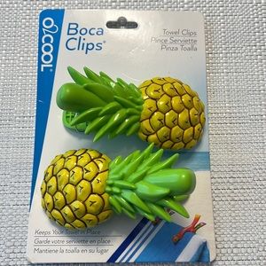 New Boca Clips—Pineapple. Towel clips